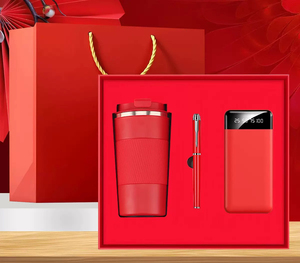 Cadeaux IStapromo, tasse à café de luxe personnalisable avec ventilateur pliable, logo d'entreprise, ensemble de cadeaux promotionnels pour le bureau, fabrication en usine - Product Image 2