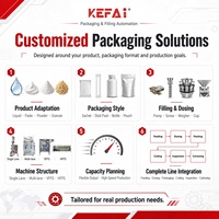 Mesin Pengemas Stick Pack Satu Jalur KEFAI untuk Cairan, Mesin Pengisi dan Penyegel Sachet Otomatis