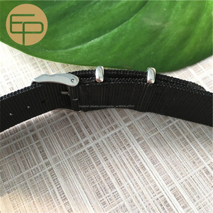 Logotipo personalizado correa de reloj de buena calidad tejido <span class=keywords><strong>2</strong></span> pieza tubular de la OTAN de nylon ver mano banda - Product Image 6