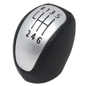 Renault Laguna 3 Mk3 Gear <b>Shift</b> <b>Knob</b> 6 Speed Leather Ergonomic Car Accessory - Product Image 3