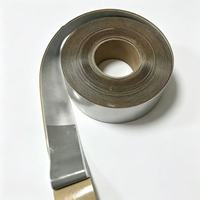 Bande de caoutchouc butyle en aluminium, adhésive simple face, activée par l'eau, durable, étanche, pour la réparation des fuites de toiture