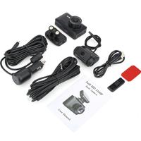 Nouvelle caméra embarquée 4K 2160P à double objectif tendance, enregistreur vidéo automatique 1080P, angle de 170°, WiFi, GPS, boîte noire avec support magnétique