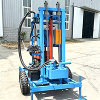 Machine de forage rotative sur roues à succès commercial, engin de forage hydraulique pour le forage profond des eaux souterraines
