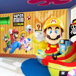Papier peint de fond de salle de jeux Super <span class=keywords><strong>Mario</strong></span> Home Decoration Luxury - Product Image 4