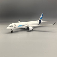 Cadeaux d'affaires promotionnels, avion A220 en résine de grande taille (38 cm) rechargeable, avec lumières LED, à vendre