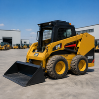 Gebrauchter CAT 246D Kompaktlader Original 3 Tonnen Gebraucht-Radlader für Bau- und Landschaftsbauarbeiten