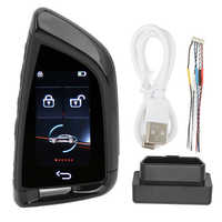 Cartrend CK005 Mise à niveau de la télécommande PKE d'origine pour les voitures BM W, clé intelligente universelle à écran tactile LCD, démarrage/arrêt automatique du véhicule, garantie 1 an