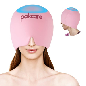 Usine OEM compresse chaude thérapie par le froid enveloppement de la tête <span class=keywords><strong>Gel</strong></span> glace mal de tête chapeau soulagement de la migraine - Product Image 6