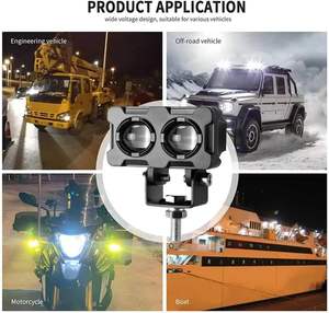 Projecteur de <span class=keywords><strong>moto</strong></span> haute puissance 20W à double couleur clignotante X6/X5/City Cobra <span class=keywords><strong>Faisceau</strong></span> haut/bas pour avion <span class=keywords><strong>moto</strong></span> - Product Image 6