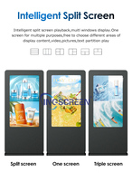 INGSCREEN haute luminosité IP65 étanche extérieur LCD publicité lumière du soleil lisible signalisation pour rue Parking Parking Animation