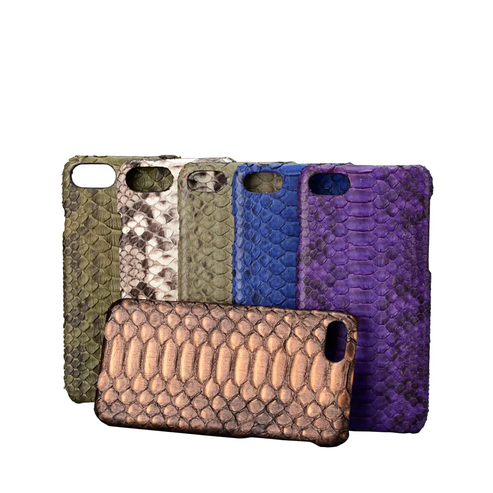 Hot Selling Custom Python Snake Skin Mobile Case Designer Leather Cell Phone Case Smartphone Case for Iphone 13 pro max