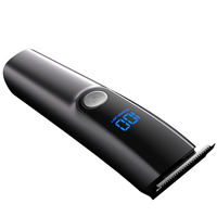 Tondeuse à cheveux sans fil 5 en 1, kit de toilettage professionnel pour barbier, lame en acier inoxydable 4CR13, rechargeable par USB, charge rapide