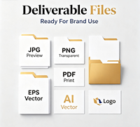 Servicio de Diseño de Logotipos Empresariales Modernos Personalizados y Diseño Vectorial de Identidad Visual, Ajustes Ilimitados, Archivos Listos para Imprimir