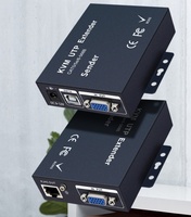 Extensor de 200M RX TX VGA UTP KVM, emisor y receptor a través de Ethernet RJ45 para ordenador PC