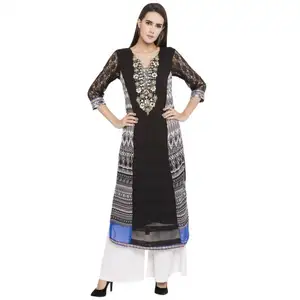 ใหม่ Nitya ชุด Vanity Long Kurtis ผู้หญิงอินเดียชายมุสลิม Abaya สำหรับ Sarees