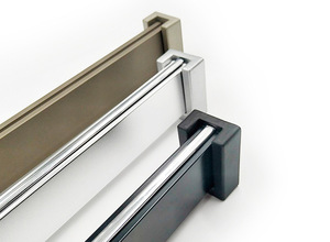 Wardrobe Accessories Tube Polished Chrome Pipe Clothes Hanging Rail Rob Steel Wardrobe Oval Tube - Product Image 5