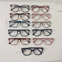 Charnière à ressort flexible |   Montures optiques tendance en acétate mélangé |   Lot de mélange de haute qualité |   Nouveautés - Lunettes de mode en promotion