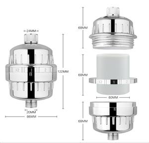 <span class=keywords><strong>Filtre</strong></span> de pommeau de douche en chrome poli <span class=keywords><strong>à</strong></span> haut rendement <span class=keywords><strong>Filtre</strong></span> <span class=keywords><strong>à</strong></span> <span class=keywords><strong>eau</strong></span> en plastique au <span class=keywords><strong>charbon</strong></span> <span class=keywords><strong>actif</strong></span> pour <span class=keywords><strong>eau</strong></span> dure élimine le fluorure de chlore - Product Image 4