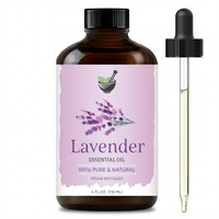 Huile Essentielle de Lavande Pure à 100% Distillée à la Vapeur, 118ml, Vente en Gros, Huile d'Aromathérapie, Huile de Massage Naturelle, Marque Privée, Soin de la Peau