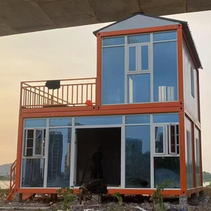 Villa modulaire en verre esthétique anti-corrosion pour maison front <span class=keywords><strong>de</strong></span> <span class=keywords><strong>mer</strong></span> aux Philippines, 2 chambres - Product Image 1
