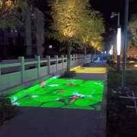 Sistema de Proyección Interactiva 3D de Alta Luminosidad para Suelos con Software AR, Proyector Interactivo para Publicidad en el Suelo