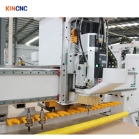 Routeur CNC haute précision KINCNC avec système de chargement/déchargement automatique ATC, système de commande vertical rotatif Syntec/DSP