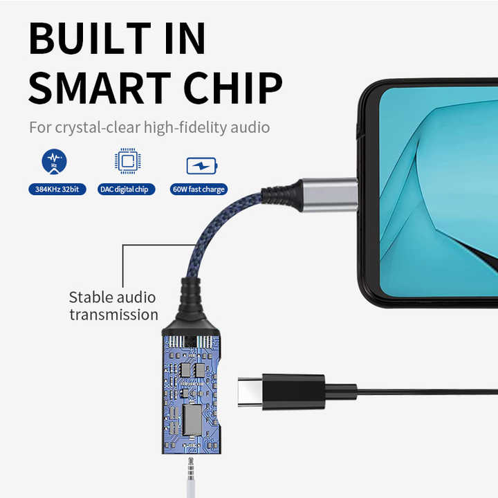 in Audio Adapter Fast Charging Audio for Iphone15