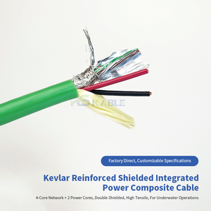 Cable Eléctrico de Flotabilidad Neutra Personalizado de 4 Hilos y 1.5mm² - Cable de Conexión para ROV de Aguas Profundas para Equipos Marinos OEM/ODM - Product Image 4
