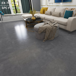 Suelo de Roble Impermeable Spc Patrón Gris Dorado-1220X180 9x120 Mm. Suelo de vinilo de lujo Spc para escalera, precios de 1,80 metros - Product Image 3
