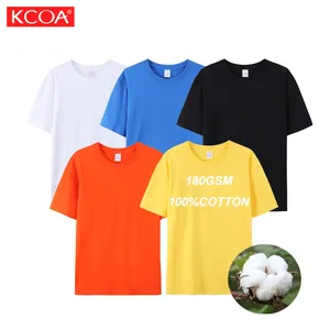2024 Stock Available New Designs Summer Breathable Plain Cotton Men'S T-Shirts