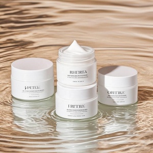 Luxury Cosmetic Glass Jars 50ml 60ml with Customizable Color Lid Plastic Cap Multiple Capacities (5g-200g) Custom Logo <b>Printing</b> - Product Image 4