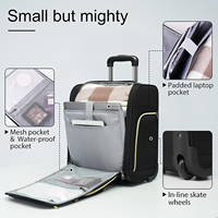 Sac à dos personnalisé en polyester de qualité supérieure, imperméable, résistant aux déchirures, souple, sac de voyage à roulettes