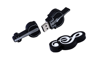 แฟลชไดรฟ์ USB 2.0 รูปทรงเครื่องดนตรี 8 แบบ ความจุ 4GB ถึง 64GB แฟลชไดรฟ์ USB รุ่นใหม่ <span class=keywords><strong>ไวโอลิน</strong></span> เปียโน กีตาร์ คีย์บอร์ด - Product Image 3