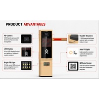 Barrera de Acceso Todo en Uno YUANHONG Serie Yuan, Cámara ANPR de 3MP, Motor sin Escobillas de 24V, 4 Líneas LED, Pago por Código QR, Resistente a la Intemperie IP