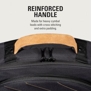 Échantillon Gratuit - Sac de Transport pour Cymbales Rembourré 6mm, Personnalisé, Haute Qualité, Noir, Double Couche, Anti-Poussière - Product Image 3