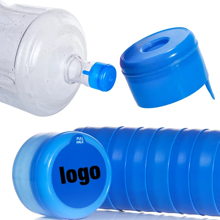 Prezzo economico collo dimensioni 55Mm coperchi per bottiglie d'acqua tappo per bottiglia da 5 galloni coperchio per brocca a tamburo