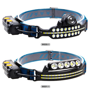 W690-1 W691-1 Headlamp Led Rechargeable Battery Outdoor Camping With <b>Dimmer</b> Feature - Product Image 1