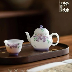 Juego de Té de Alta Gama, Cerámica PUYU Pura, Tazas Pintadas a Mano <span class=keywords><strong>para</strong></span> Parejas, Estilo Clásico Antiguo <span class=keywords><strong>para</strong></span> Degustación y Preparación - Product Image 3