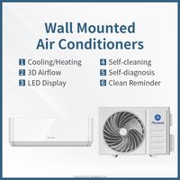 Puremind personnalisé R32 R290 refroidissement pompe à chaleur Mini split climatiseurs onduleur Non-onduleur sans conduit climatisation Wifi