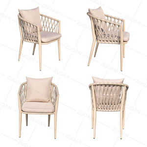 Outdoor Cafe Restaurant Furniture Patio Terrace Chairs Woven Rope <b>Garden</b> <b>Set</b> <b>Garden</b> Chairs - Product Image 3