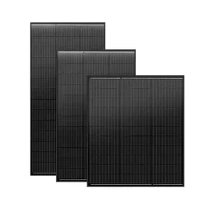 وحدات PV شمسية فردية مخصصة صغيرة الحجم محمولة للتخييم من المصنع بقدرة 12 فولت 24 فولت 36 فولت 50 وات 60 وات 70 وات 80 وات 90 وات 100 وات