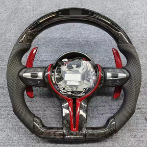 Volant en fibre de carbone pour <span class=keywords><strong>BMW</strong></span> F10 F11 F20 F21 F30 F31 F34 F32 F33 F22 F23 F48 M3 M5 E90 E70 - Product Image 3