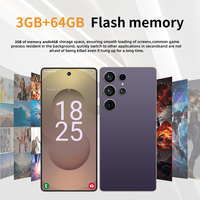 هاتف ذكي S25 Ultra بشاشة 6.6 بوصة عالية الدقة ويدعم 4G من المصنع الأصلي |   3 جيجابايت + 64 جيجابايت |   2 ميجابكسل + 2 ميجابكسل |   3300 مللي أمبير في الساعة |   شريحتين اتصال |   هواتف محمولة للمستخدمين العالميين
