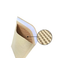 Sac d'emballage écologique blanc et noir personnalisé, recyclable, compostable, 100% papier kraft, enveloppes en nid d'abeille, sac de messagerie