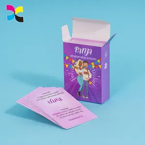 Fabricação personalizada impressa afirmação cartões flash jogos jogando cartas