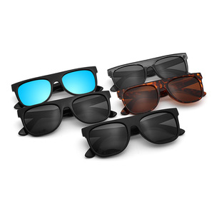 Lunettes de soleil polarisées haut de gamme pour hommes, protection UV400, monture PC, verres TAC, couleur noire, pêche, conduite, protection solaire, mode - Product Image 1
