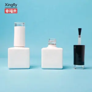 Nagel lieferant kleiner Moq 5ml 10ml 15ml 17ml UV-Nagellack Eigenmarke in 15ml weißer Gel polier flasche