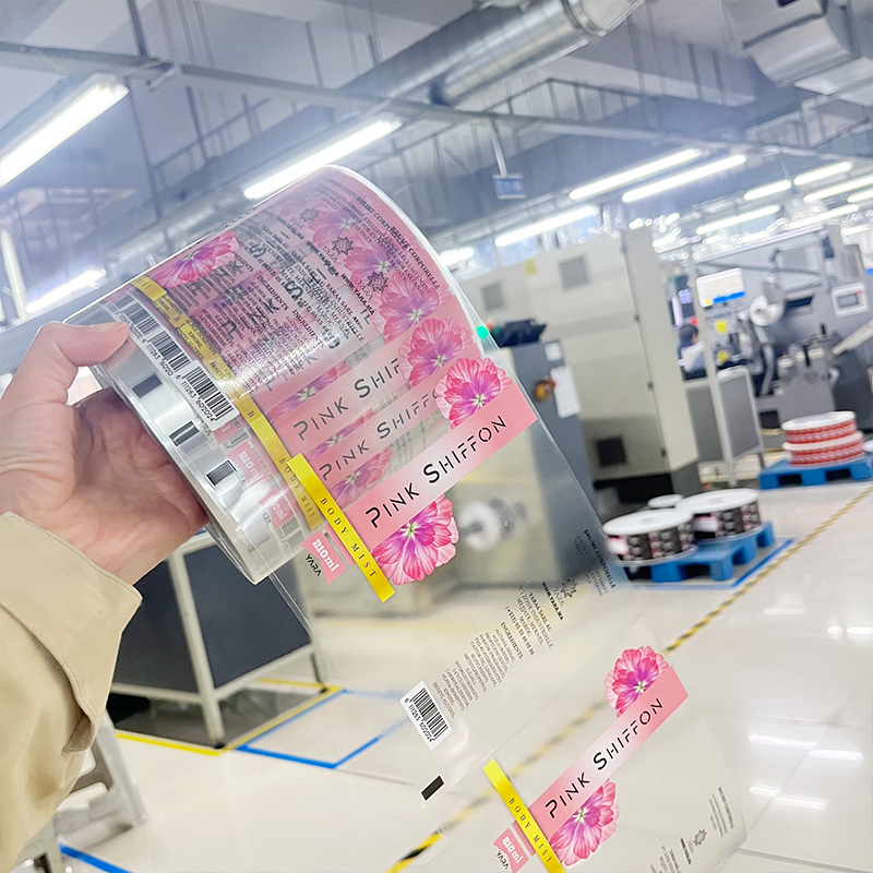 Custom Sticker Waterproof Transparent Mineral Water Label Plastic Bottle Adhesive Label Beverage Glass Cup Label Sticker