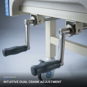 Cama Médica Manual Económica <span class=keywords><strong>de</strong></span> Dos Manivelas para Beneficencia - Product Image 3