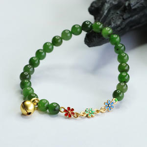 2026 ซีมัง เฮเทียนหยกสีเขียวสร้อยข้อมือผักโขมเบริลเครื่องประดับจีนใหม่ขายส่ง S4061208 - Product Image 4
